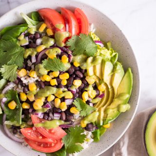 Quick Mexican-Inspired Salat - plant-based, vegan, gluten free, refined sugar free - heavenlynnhealthy.com