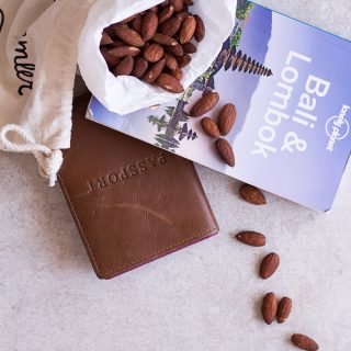 Spicy Roasted Almonds - the perfect snack for traveling - heavenlynnhealthy.com