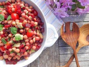 Oriental Chickpea Salad à la May