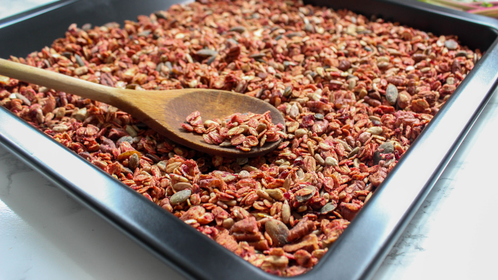 Beetroot and Apple Granola