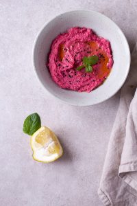 Beetroot Hummus - plant-based, vegan, gluten free, refined sugar free - heavenlynnhealthy.com