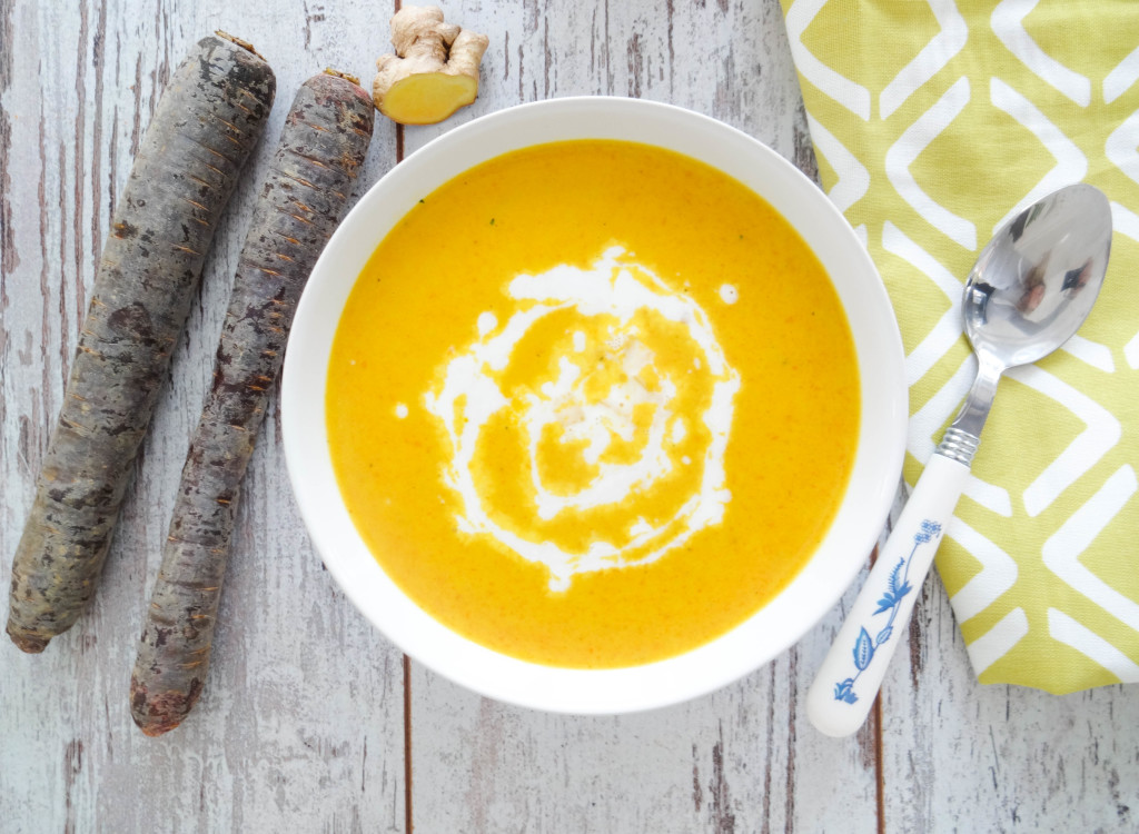 Carrot Coconut Mango Soup