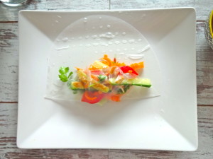 Thai Spring Rolls With Peanut Dipping Sauce
