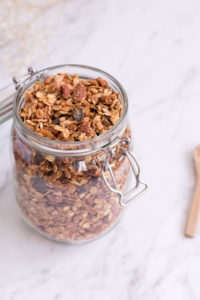 Almond Coconut Granola - vegetarian, vegan, plant based, refined sugar free, gluten free - heavenlynnhealthy.com