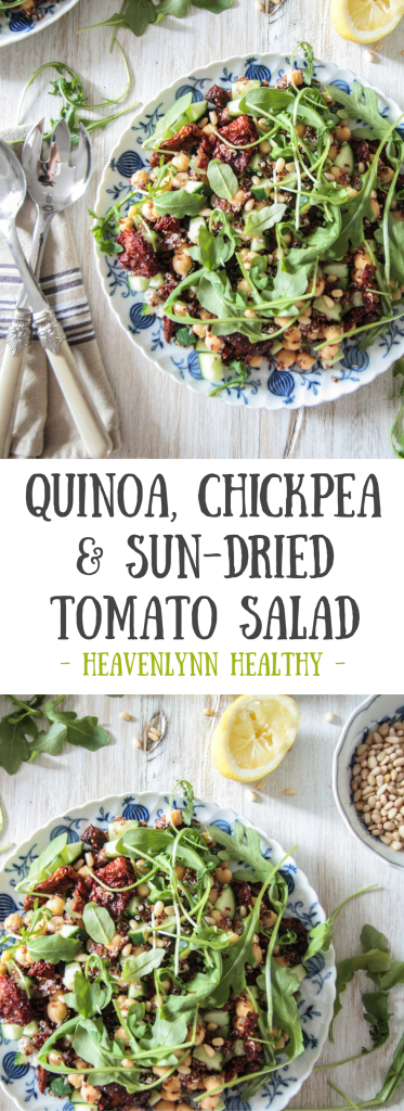 Quinoa, Chickpea and Sun-Dried Tomato Salad