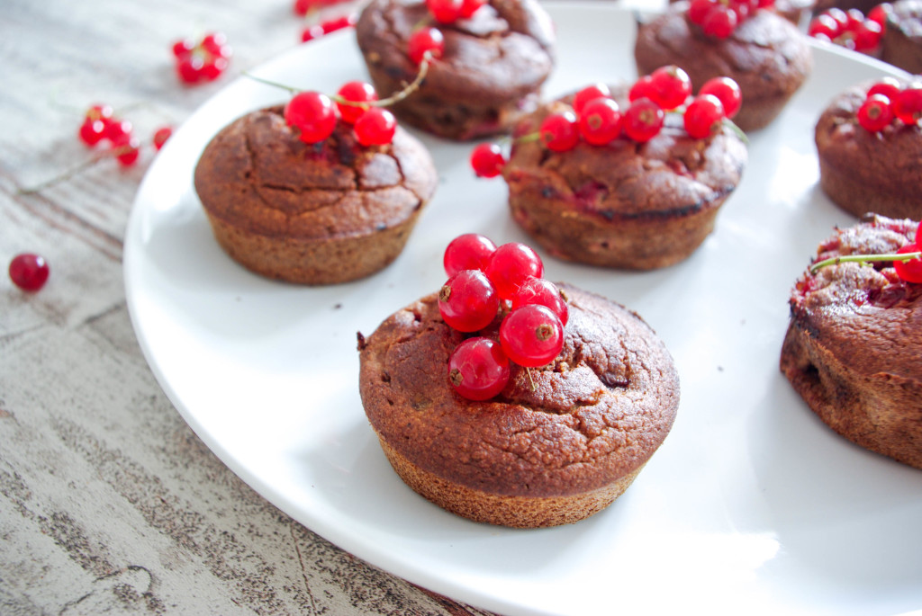 Red Currant and Banana Muffins