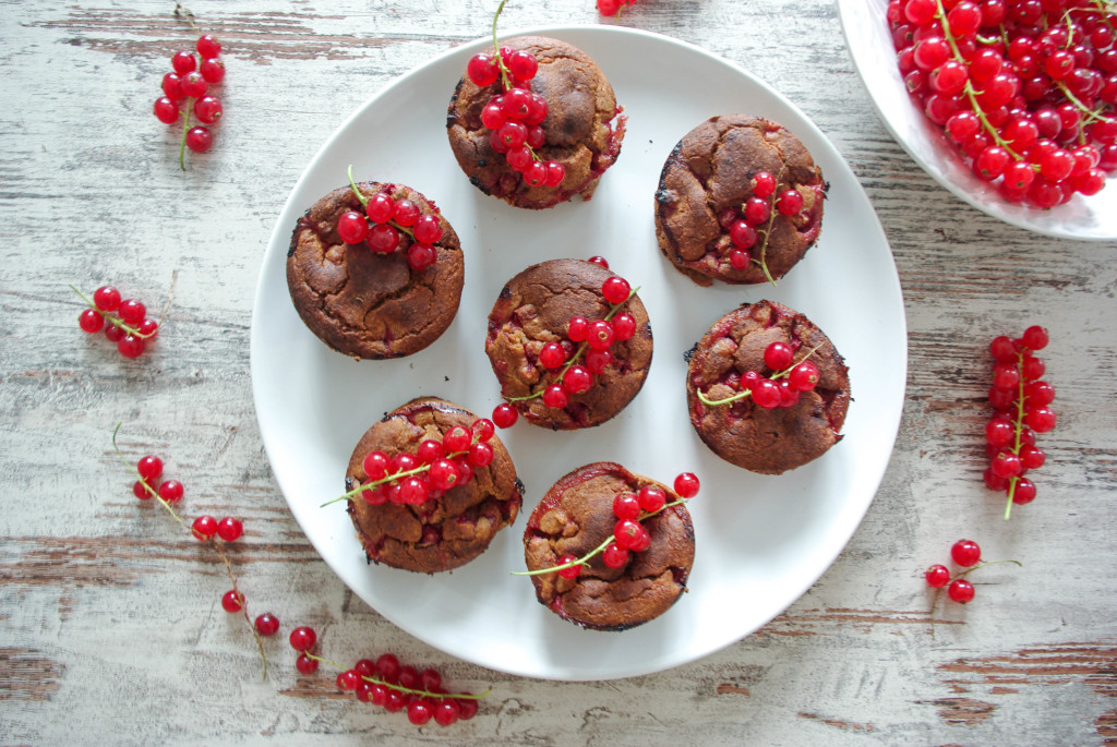 Red Currant and Banana Muffins