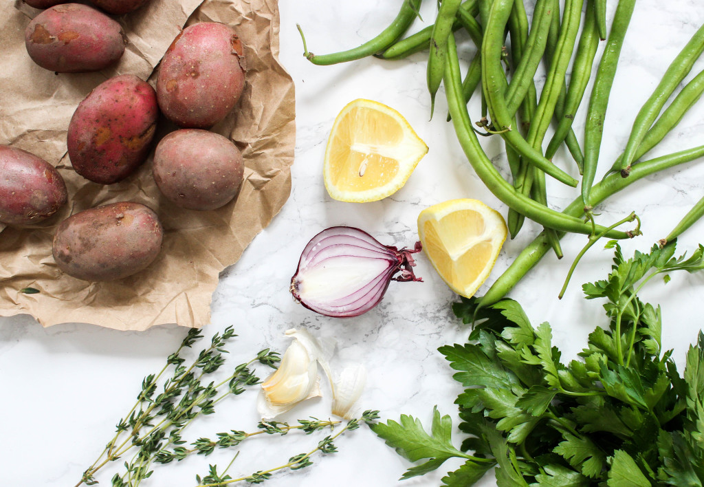 Simple Green Bean and Potato Salad with Orange-Vinaigrette - dairy-free, plant-based, gluten-free, refined sugar-free