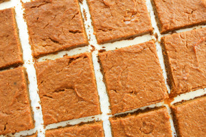 Healthy Pumpkin Pie Squares - vegan, gluten-free, nut-free