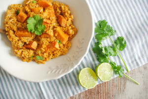 Sweet Potato Risotto - plant based, gluten free, vegan, refined sugar free - heavenlynnhealthy.com