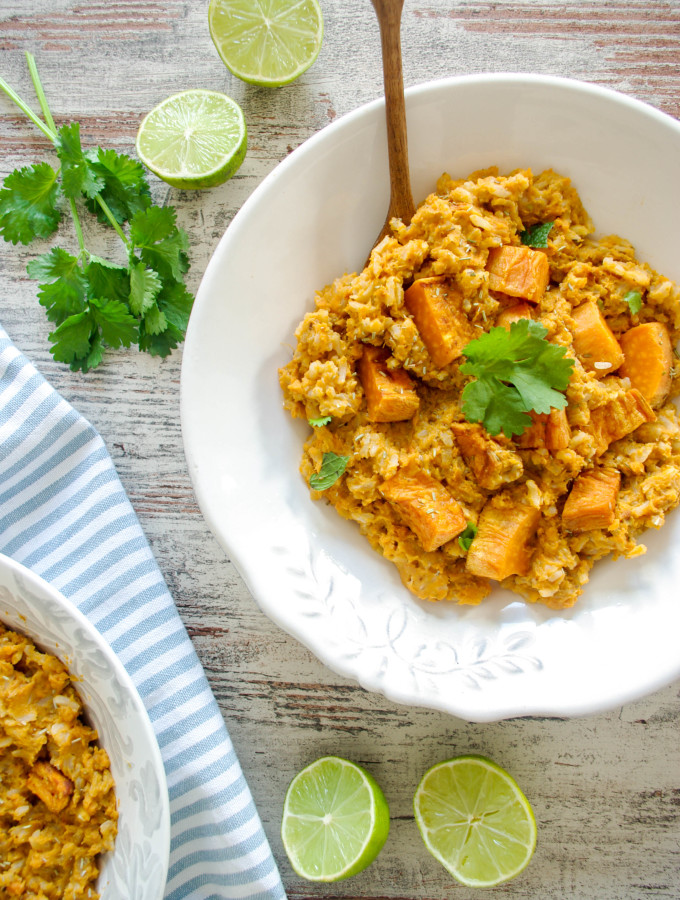 Sweet Potato Risotto - plant based, gluten free, vegan, refined sugar free - heavenlynnhealthy.com