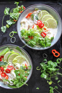 20 Minute Green Thai Curry Noodle Soup - plant based, gluten free, refined sugar free, vegan - heavenlynnhealthy.com