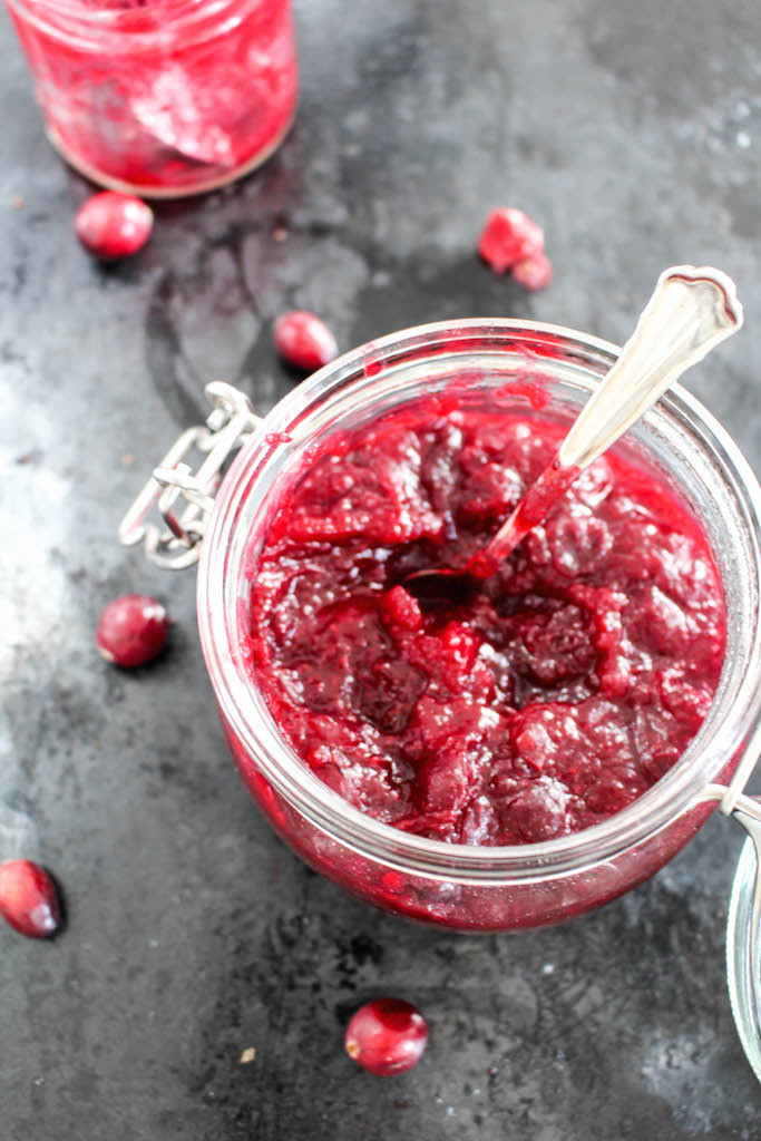 Lentil Loaf with Cranberry Sauce - vegan, plant based, gluten free, refined sugar free - heavenlynnhealthy.com