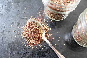 Baked Avocados with Za'atar Rice and Chickpea Filling - plant based, vegetarian, vegan, refined sugar free, gluten free - heavenlynnhealthy.com