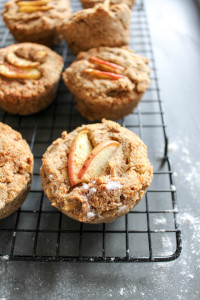 Healthy Apple-Cinnamon Muffins (with Avocado!) - plant based, vegan, vegetarian, refined sugar free, gluten free - heavenlynnhealthy.com