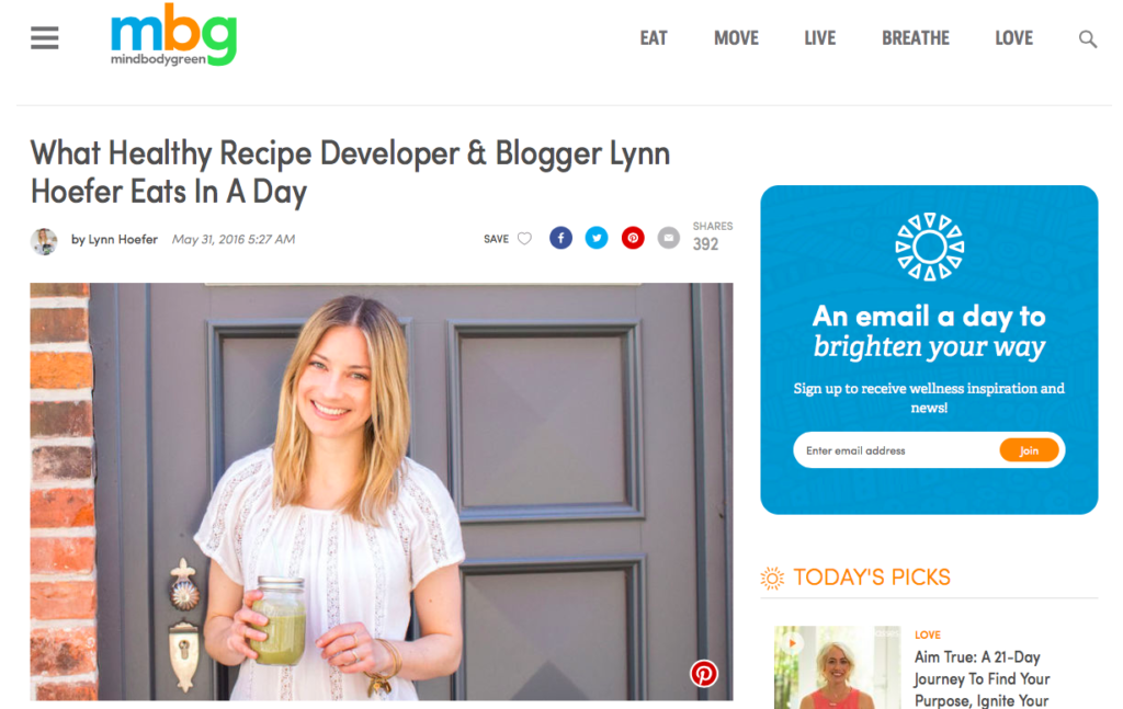 Heavenlynn Healthy Press - MindBodyGreen