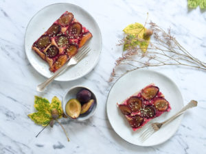 Plum Cake with Buchwheat & Spelt Dough - vegan, plant based, gluten free option, refined sugar free, healthy - heavenlynnhealthy.com
