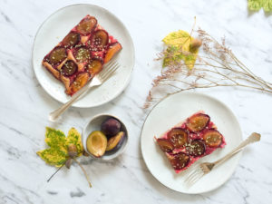 Plum Cake with Buckwheat & Spelt Dough - vegan, plant based, gluten free option, refined sugar free, healthy - heavenlynnhealthy.com