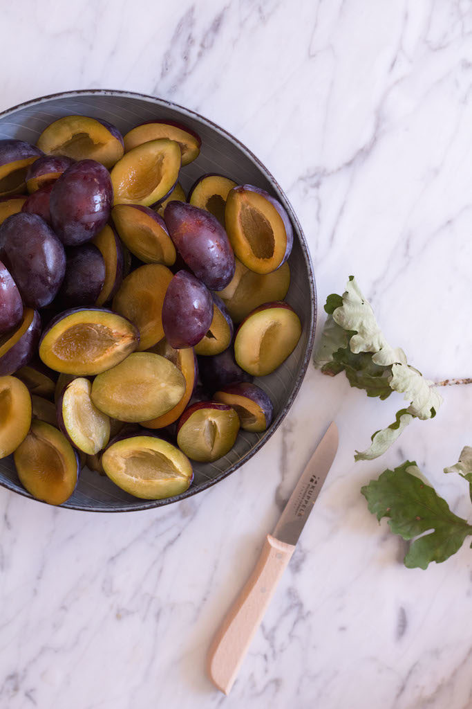 Plum Cake with Buchwheat & Spelt Dough - vegan, plant based, gluten free option, refined sugar free, healthy - heavenlynnhealthy.com