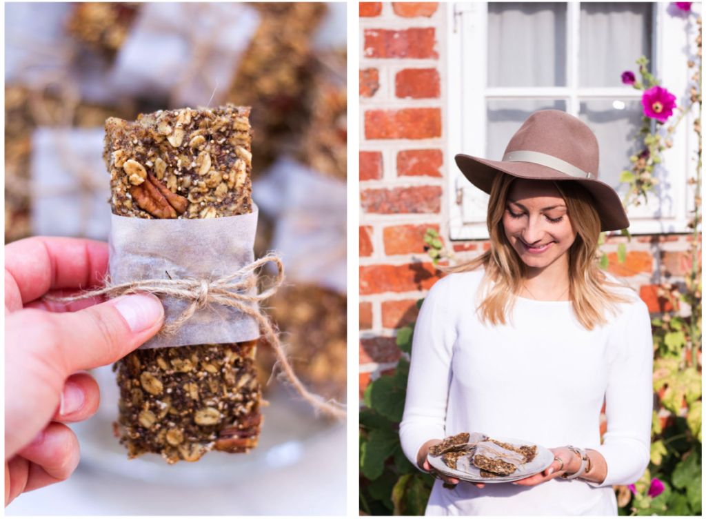 Homemade Amaranth Pecan Granola Bars - vegan, plant based, gluten free option, refined sugar free, healthy - heavenlynnhealthy.com