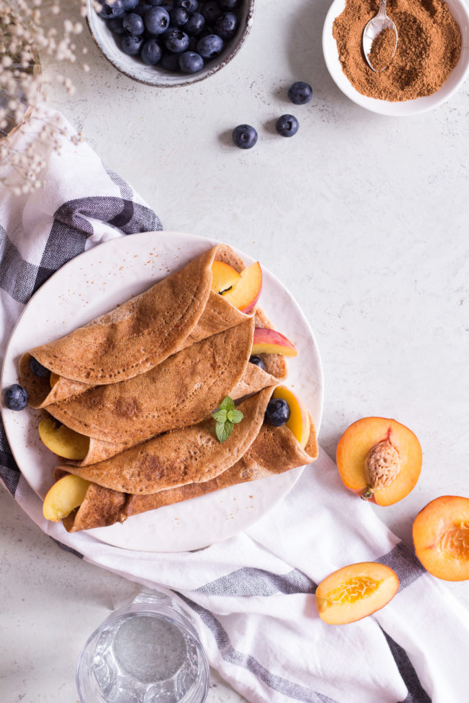 The best healthy crepes - vegan, plant based, gluten free, refined sugar free, healthy - heavenlynnhealthy.com