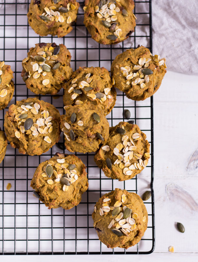 Healthy Pumpkin Muffins - vegan, plant based, refined sugar free, gluten free - heavenlynnhealthy.com