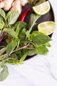 Thai Coconut Soup (Tom Kha Veggie) - vegan, plant based, gluten free, refined sugar free - heavenlynnhealthy.com