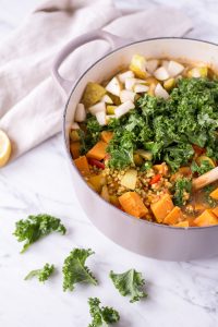 Warming Winter Stew with Sweet Potatoes, Kale & Buckwheat - plant based, vegan, gluten free, refined sugar free, dairy free - heavenlynnhealthy.com