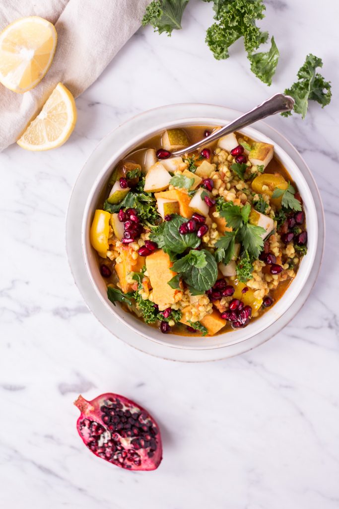 Warming Winter Stew with Sweet Potatoes, Kale & Buckwheat - plant based, vegan, gluten free, refined sugar free, dairy free - heavenlynnhealthy.com