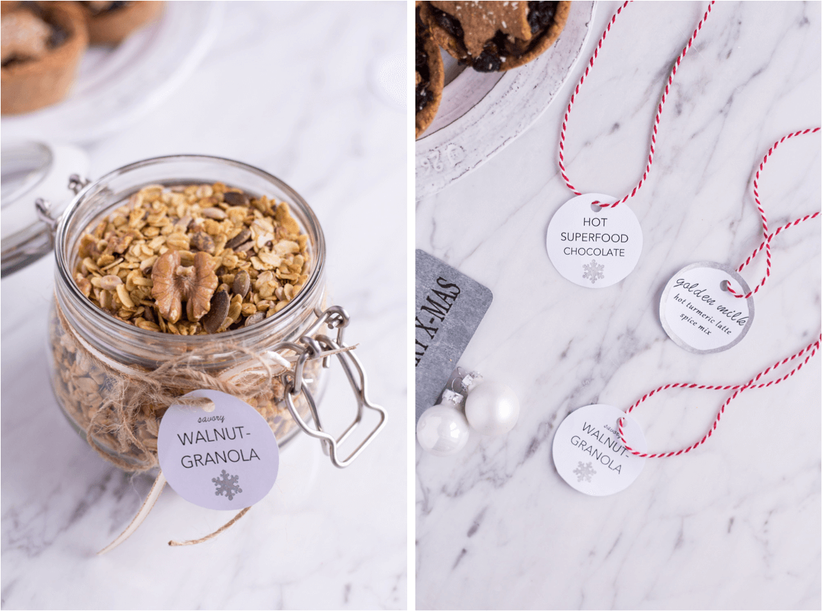 Edible DIY Gifts (+printable gift tags!) - heavenlynnhealthy.com