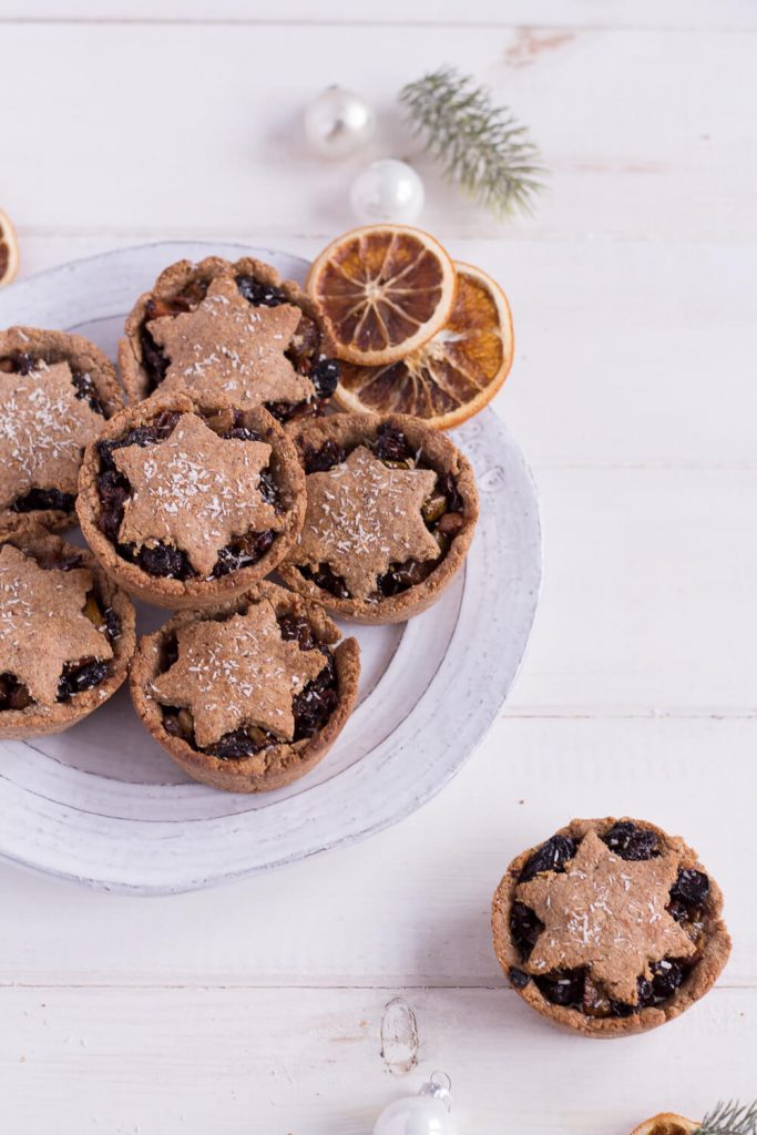 Healthy Mince Pies - vegan, plant based, gluten free, refined sugar free - heavenlynnhealthy.com