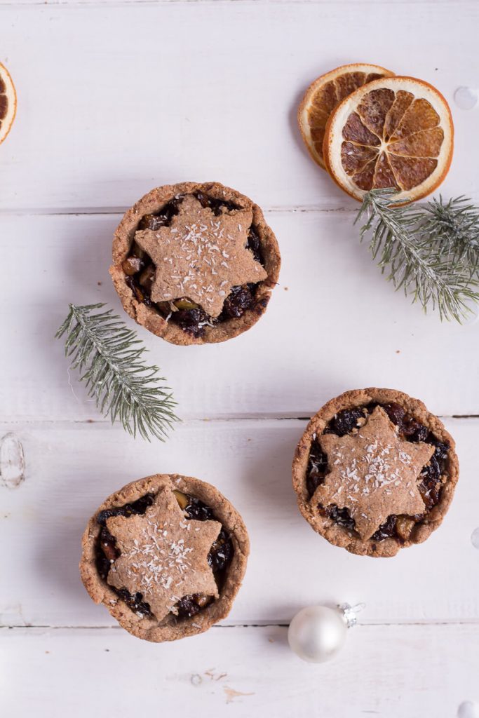 Healthy Mince Pies - vegan, plant based, gluten free, refined sugar free - heavenlynnhealthy.com