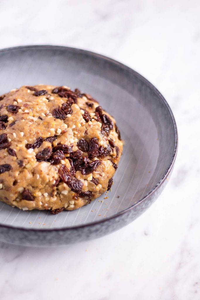 Healthy Stollen (German Christmas Bread) - vegan, plant based, refined sugar free, gluten free option - heavenlynnhealthy.com