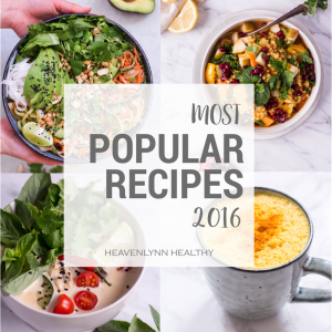 Your most popular recipes 2016 - Heavenlynn Healthy