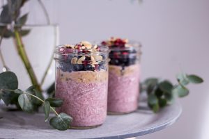 Berry Chia Pudding - Alpro H.A.P.P.Y Challenge - plant-based, vegan, gluten free, refined sugar free - heavenlynnhealthy.com