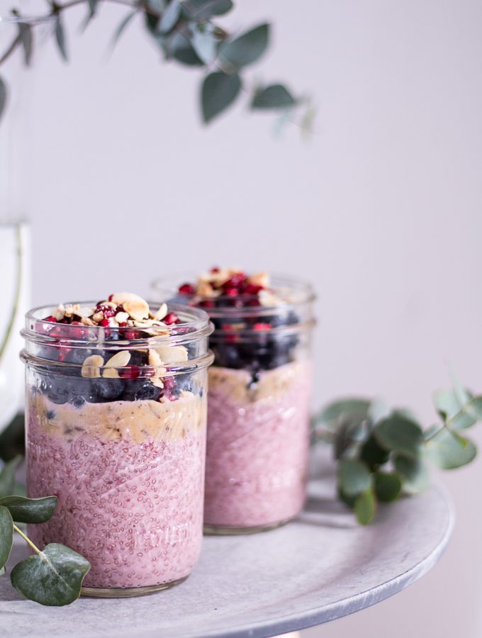 Berry Chia Pudding - Alpro H.A.P.P.Y Challenge - plant-based, vegan, gluten free, refined sugar free - heavenlynnhealthy.com