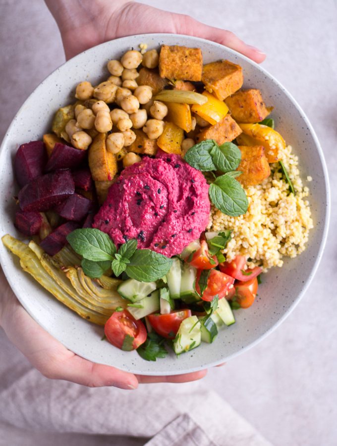 Moroccan Spiced Bowl - plant-based, vegan, gluten free, refined sugar free - heavenlynnhealthy.com