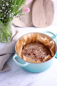 No Knead Whole-Wheat Rye Bread - plant-based, vegan, refined sugar free - heavenlynnhealthy.com