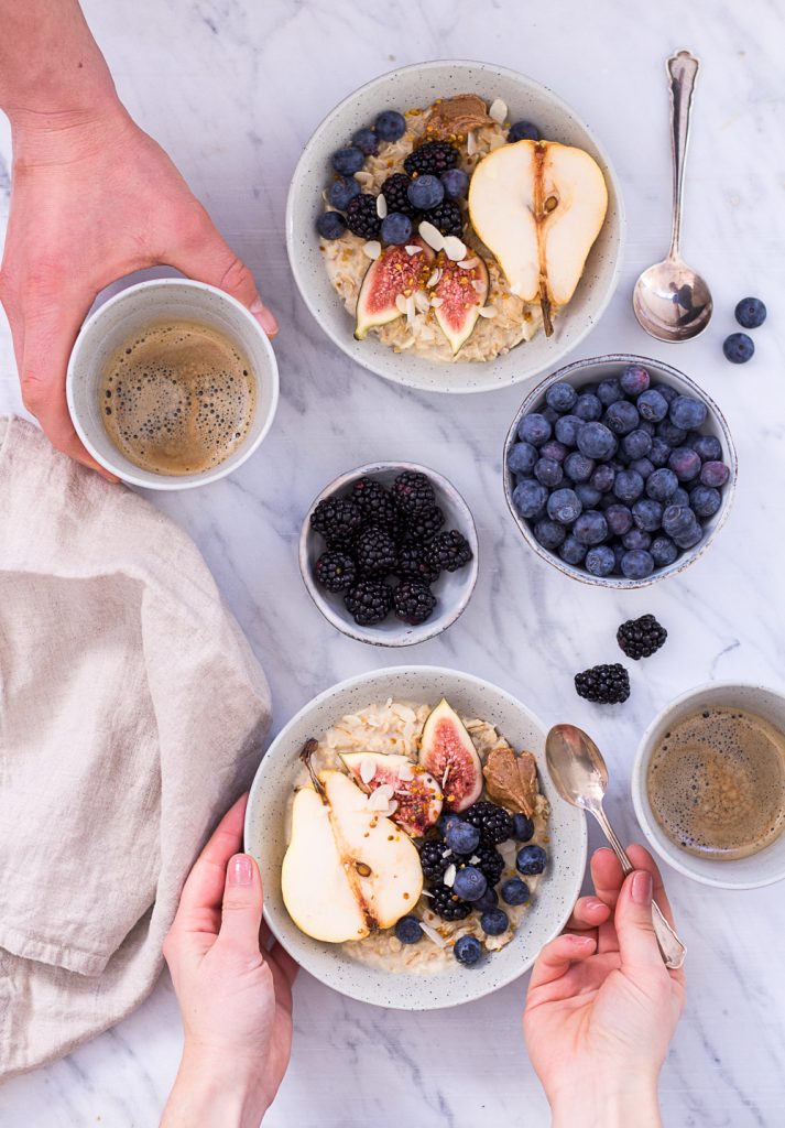 Pear and Hazelnut Porridge - plant-based, vegan, gluten free, refined sugar free - heavenlynnhealthy.com