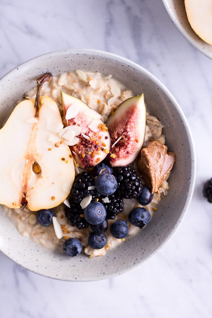 Pear and Hazelnut Porridge - plant-based, vegan, gluten free, refined sugar free - heavenlynnhealthy.com