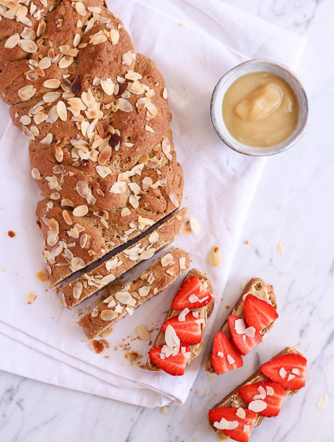 Healthy Easter Braid - plant-based, vegan, gluten free, refined sugar free - heavenlynnhealthy.com