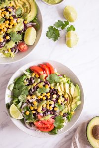 Quick Mexican-Inspired Salad - Heavenlynn Healthy