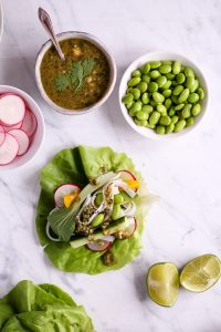 25 minute salad wraps with cashew-cilantro-dip - plant-based, vegan, gluten free, refined sugar free - heavenlynnhealthy.com