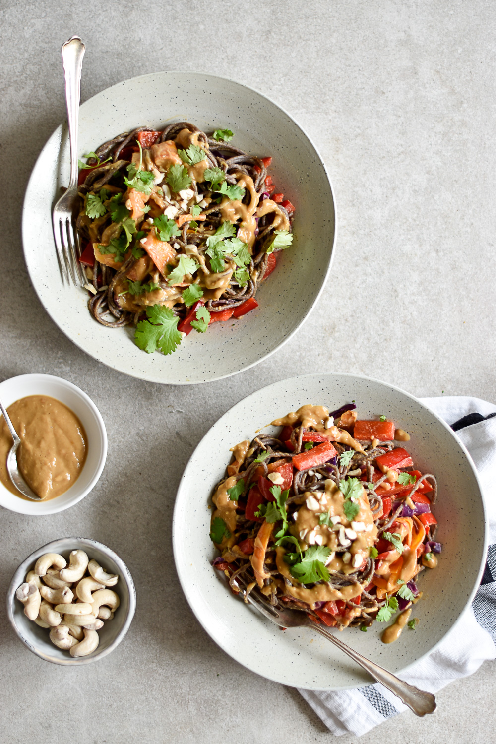 Easy buckwheat miso spaghetti - plant-based, vegan, gluten free, refined sugar free - heavenlynnhealthy.com