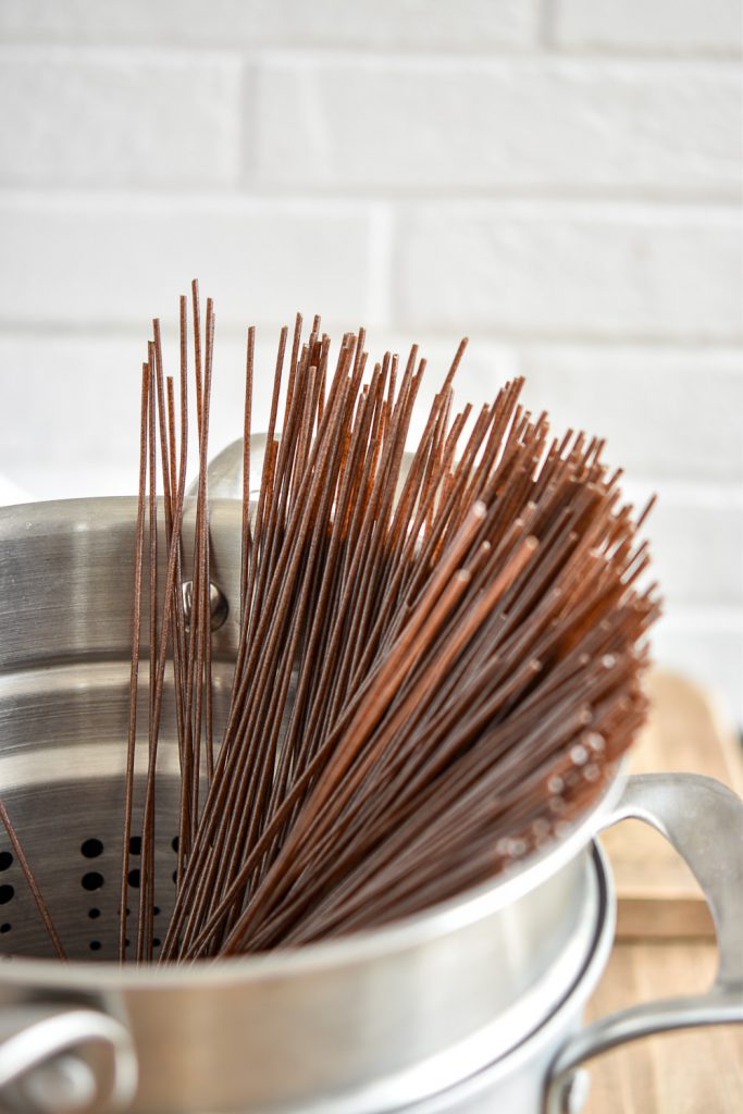 Easy buckwheat miso spaghetti - plant-based, vegan, gluten free, refined sugar free - heavenlynnhealthy.com