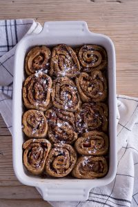Healthier Apple-Cinnamon Rolls - plant-based, vegan, gluten free, refined sugar free - heavenlynnhealthy.com