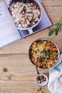 Sweet potato Quinoa with caramelized hazelnuts - plant-based, vegan, gluten free, refined sugar free - heavenlynnhealthy.com