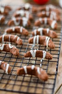 Healthy Chocolate Vanilla Crescent Christmas Cookies - plant-based, vegan, gluten free, refined sugar free - heavenlynnhealthy.com