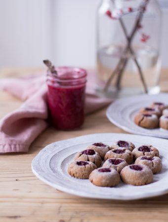 Healthy Thumbprint Cookies - plant-based, vegan, gluten free, refined sugar free - heavenlynnhealthy.com