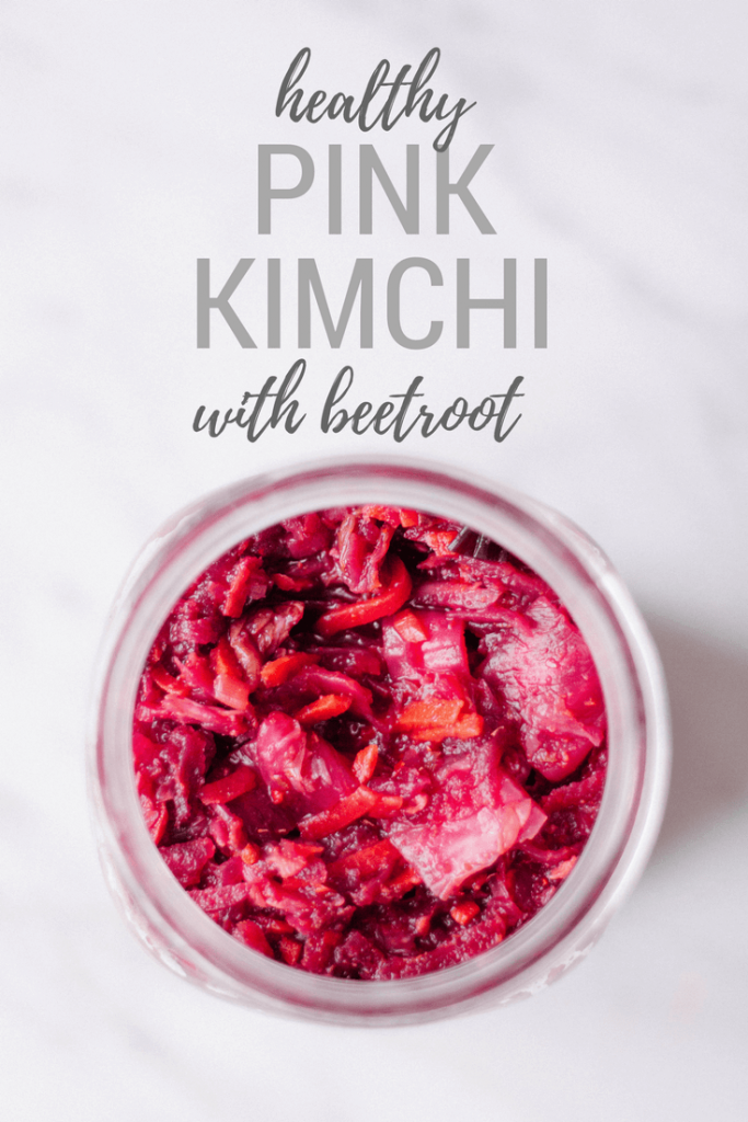 Healthy Pink Kimchi - plant-based, vegan, gluten free, refined sugar free - heavenlynnhealthy.com